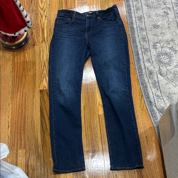 Denizen from Levi's Denim - Denizen from Levi's Women's High Rise Dark Blue Jeans